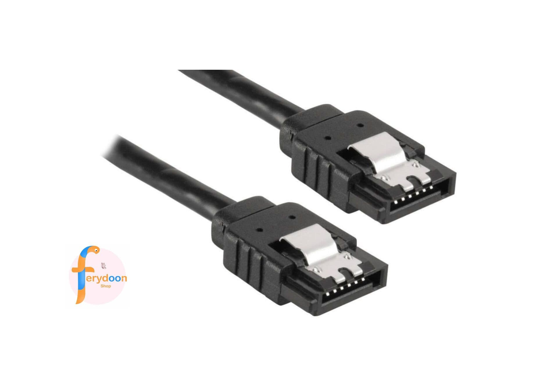 کابل دیتای SATA قفلدار؛ انتقال پرسرعت و پایدار اطلاعات در کامپیوتر — تصویر ۲