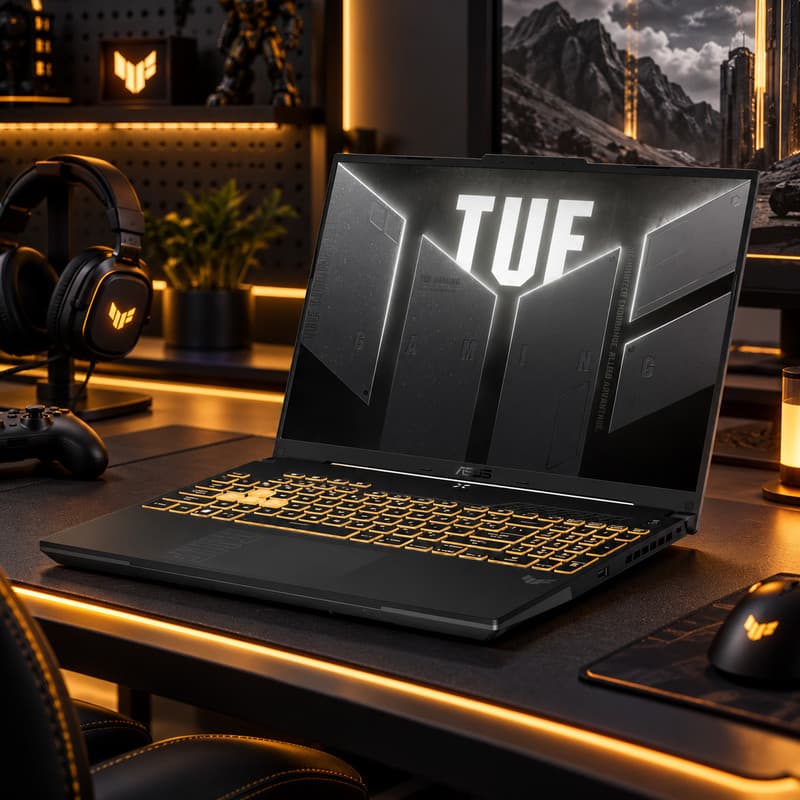 لپ تاپ 16 اینچی ایسوس مدل TUF Gaming F16 FX607JR-Core 5 205H-RTX3050 6GB-24GB DDR5 5600MHz-2TB SSD-WUXGA 144Hz - کاستوم شده — تصویر ۵