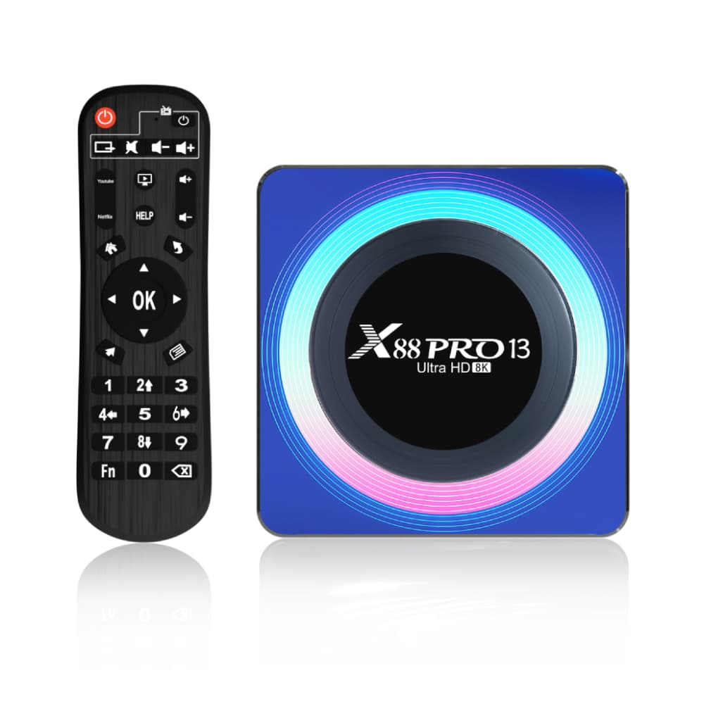 اندروید باکس X88 PRO 13 BLUE 2GB 16GB