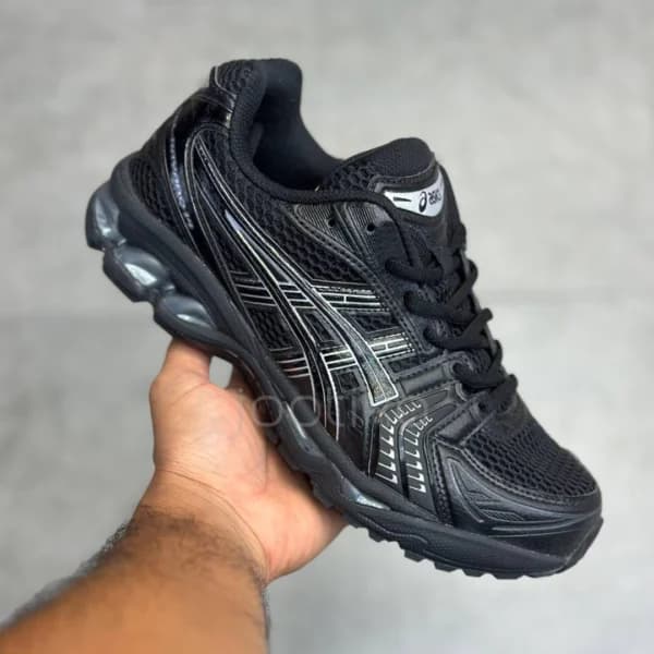 کفش ورزشی اسیکس ژل کایانو ۱۴ مشکی ASICS Gel-Kayano 14 Black Pure Silver
