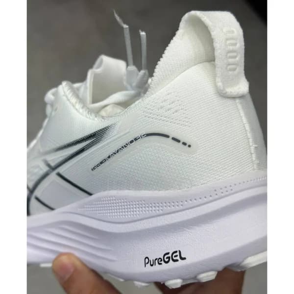 کفش ورزشی اسیکس ژل کایانو 32 سفید ASICS Gel-Kayano 32 White Pure Silver — تصویر ۴