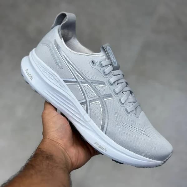 کفش ورزشی اسیکس ژل کایانو 32 طوسی روشن ASICS Gel-Kayano 32 Piedmont Grey Gravel