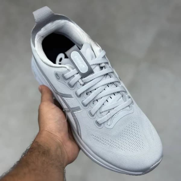 کفش ورزشی اسیکس ژل کایانو 32 طوسی روشن ASICS Gel-Kayano 32 Piedmont Grey Gravel — تصویر ۲