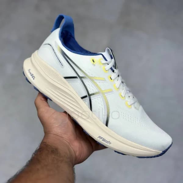 کفش ورزشی اسیکس ژل کایانو 32 GEL-KAYANO 32 Cream/Denim Blue
