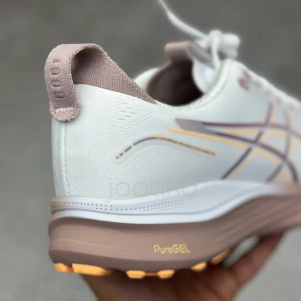 کفش ورزشی اسیکس ژل کایانو 32 ASICS Gel-Kayano 32 White Orange Glow — تصویر ۴