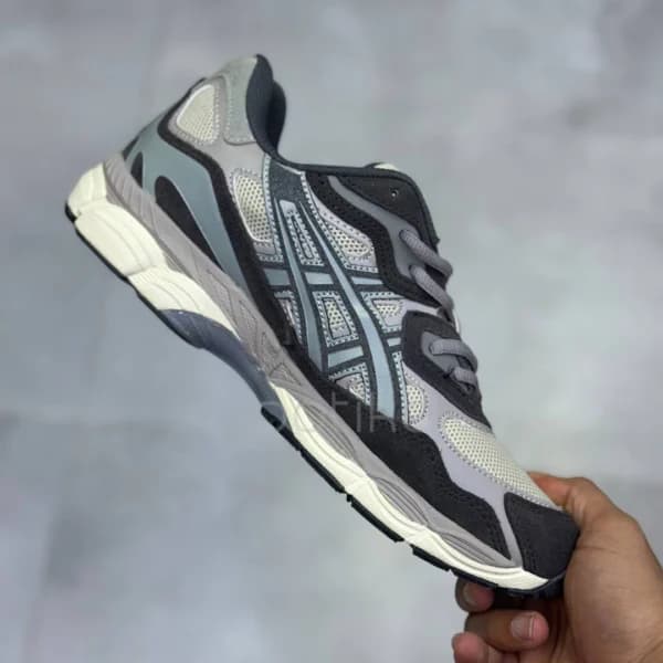 اسیکس ژل ان وای سی اوتمیل ابسیدین گری ASICS Gel-NYC Oatmeal Obsidian Grey — تصویر ۲