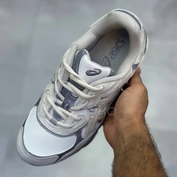 اسیکس ژل ان وای سی طوسی کرم ASICS Gel-NYC Oyster Grey — تصویر ۲