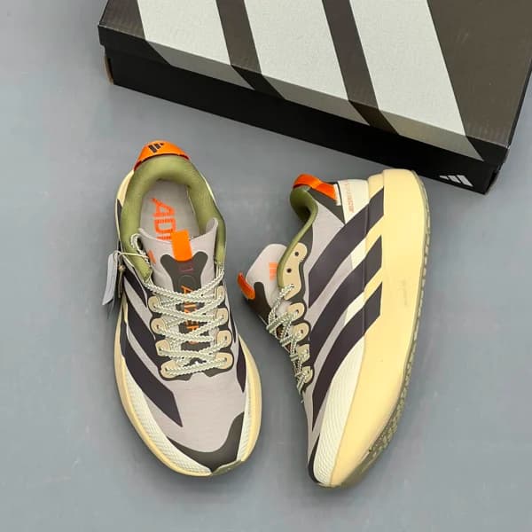 آدیداس آدیزیرو ایوو اس‌ال ای‌تی‌آر کرم خاکستری زیتونی adidas Adizero Evo SL ATR — تصویر ۲