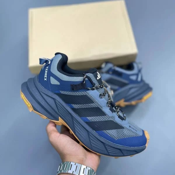 آدیداس ترکس فری‌هایکر اس‌ال گورتکس سرمه‌ای Terrex Freehiker SL GORE-TEX — تصویر ۳