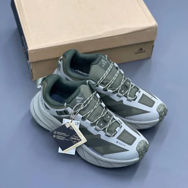 آدیداس ترکس فری‌هایکر اس‌ال گورتکس طوسی زیتونی Terrex Freehiker SL GORE-TEX — تصویر ۳
