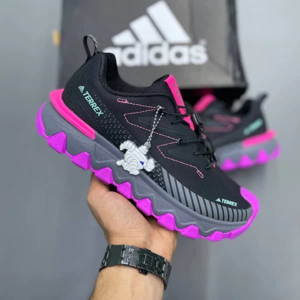 آدیداس ترکس مشکی بنفش خاکستری adidas Terrex — تصویر ۳