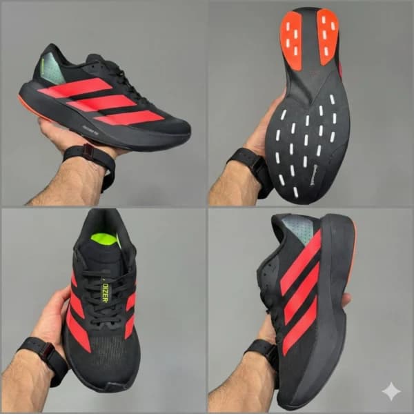 آدیداس آدیزیرو مشکی قرمز adidas Adizero Evo SL Carbon Lucid Red JR3414 — تصویر ۲