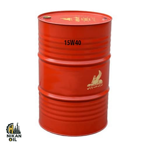 روغن موتور پارس سوپر پایدار اولترا 15W40 بشکه 208 لیتری