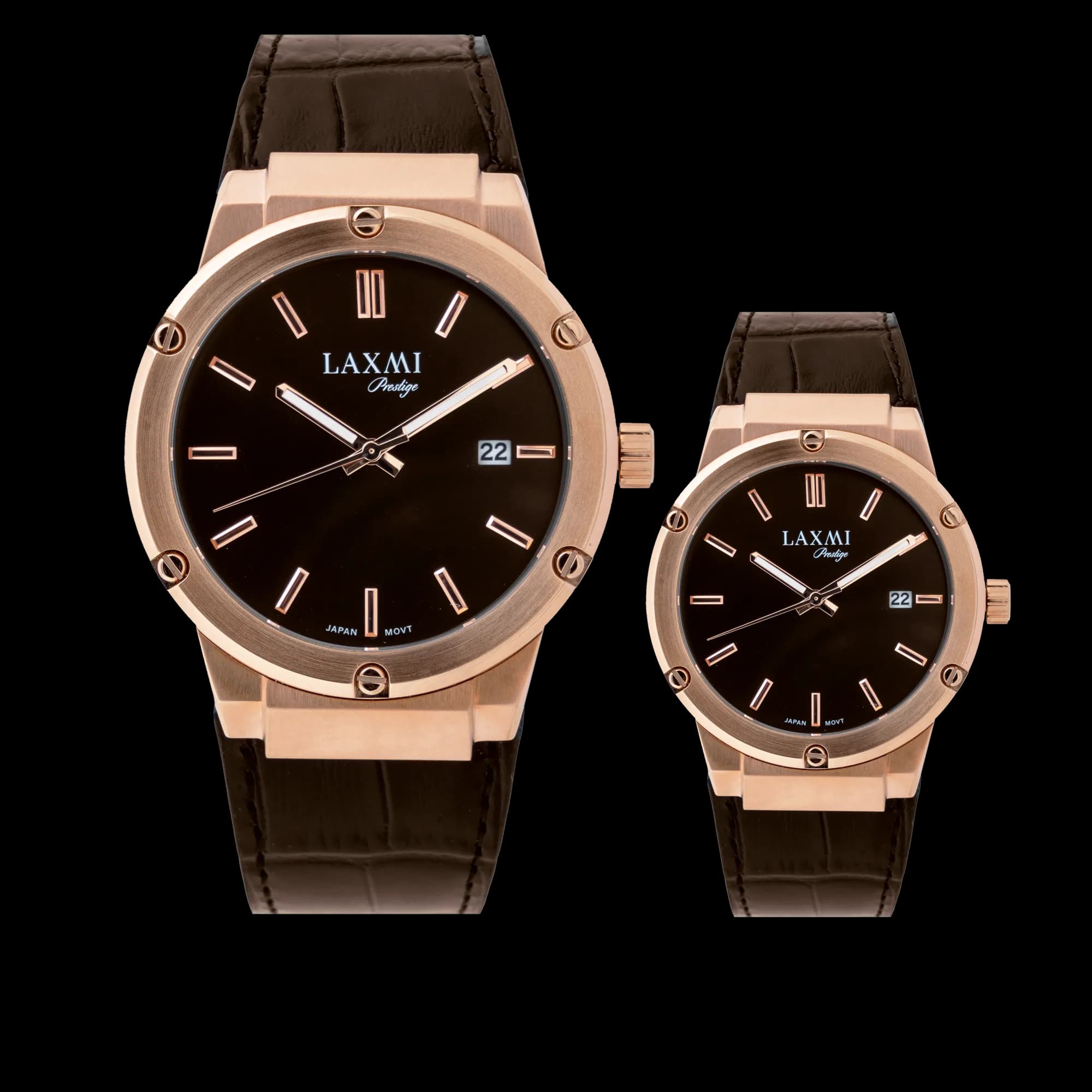 ساعت ست اسپرت لاکسمی LAXMI مدل 8126-2 صفحه قهوه‌ای