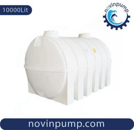 منبع ذخیره 10000 لیتری افقی سه لایه آنتی باکتریال هیدروفوب