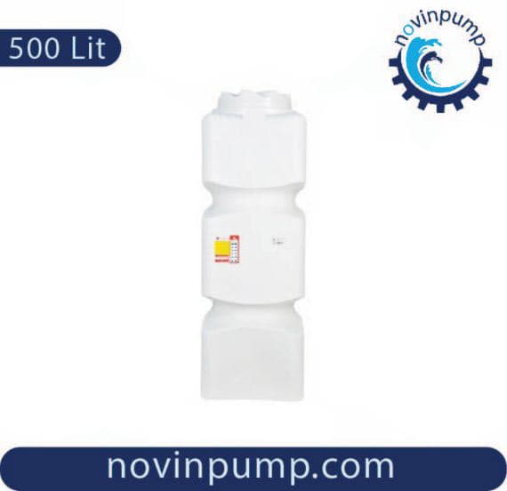 تانکر آب 500 لیتری آسانرو مکعب عمودی سه لایه آنتی باکتریال هیدروفوب — تصویر ۲