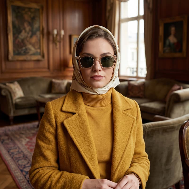 عینک آفتابی ویفرر (Wayfarer) آلبرت وگ مدل S32107C2 Acetate Avantgarde Visionary — تصویر ۸