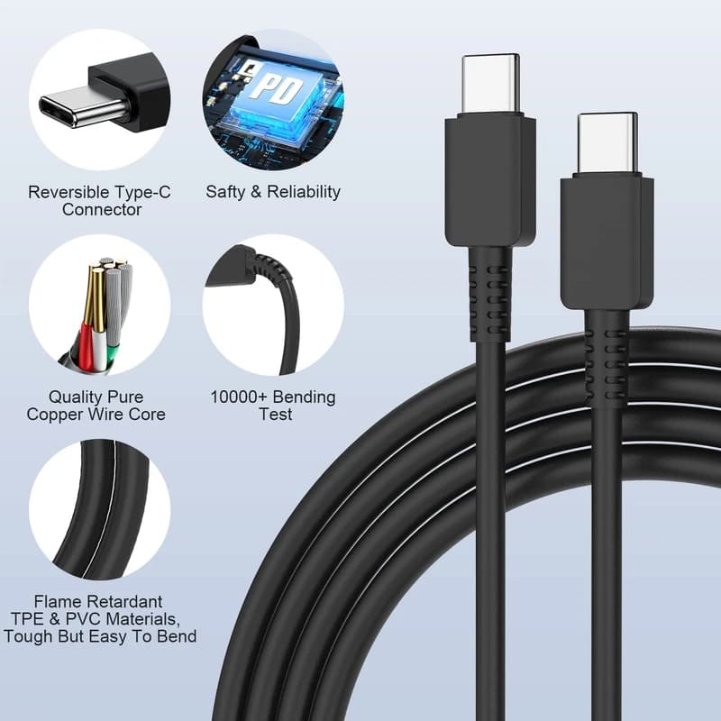 شارژر ۲۵ وات سامسونگ SUPER FAST 25W به همراه کابل تبدیل USB-C — تصویر ۳