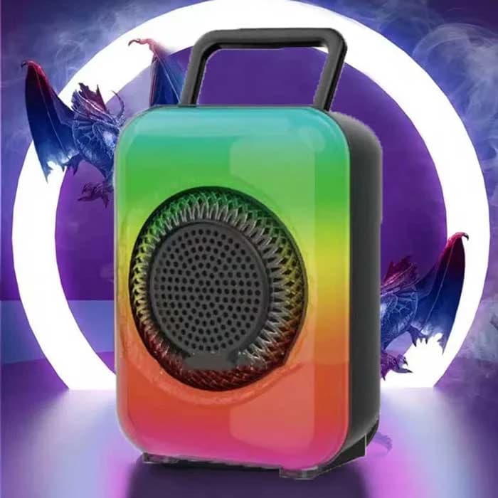 اسپیکر بلوتوثی قابل حمل گریت نایس Great nice مدل GTS-1867 + نور RGB — تصویر ۴