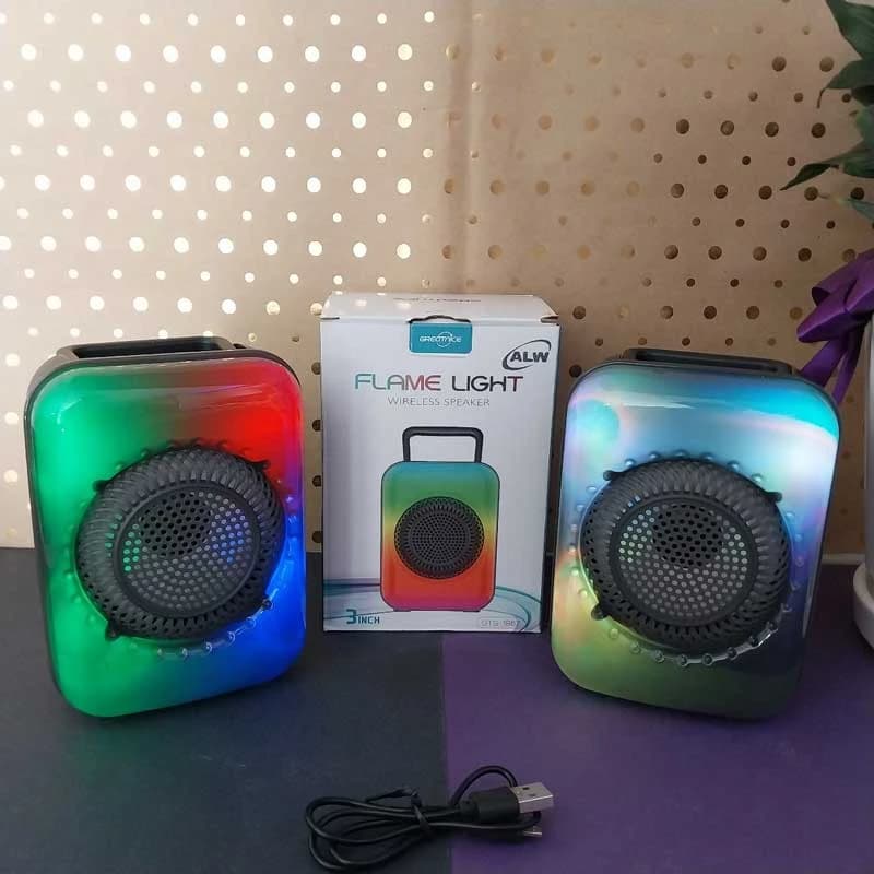 اسپیکر بلوتوثی قابل حمل گریت نایس Great nice مدل GTS-1867 + نور RGB — تصویر ۳