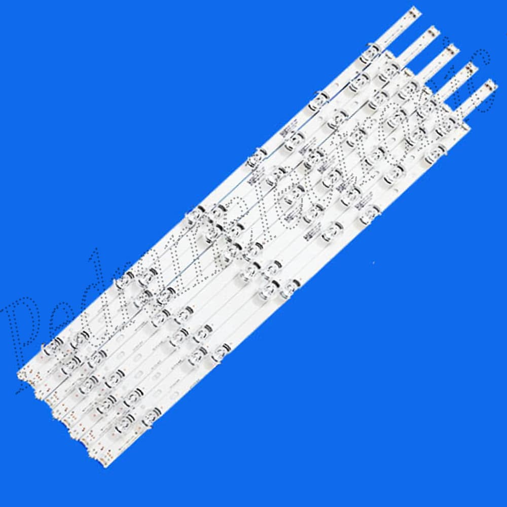 LEDBAR LG 55″LH 55LJ 55UJ634V 55UJ630V 5*8LED (4+4)3V 110.3CM Fبك لايت ال جي5 رديف لنز گرد 3ولت — تصویر ۳