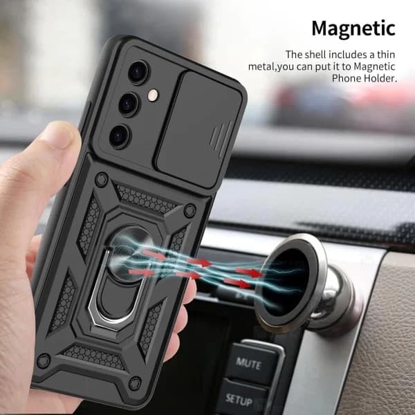 گارد محافظ ضد ضربه انگشتی Samsung Galaxy S23 FE SHUNIJA Case دارای محافظ دوربین — تصویر ۵