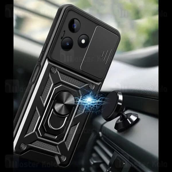 گارد محافظ ضد ضربه انگشتی Realme C51 SHUNIJA Case دارای محافظ دوربین — تصویر ۴
