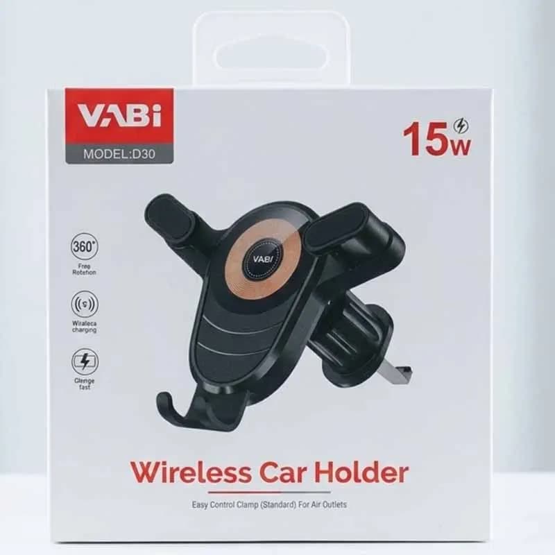 پایه نگهدارنده گوشی موبایل وابی مدل D30 با شارژر وایرلس 15 وات