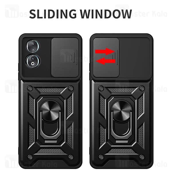 گارد محافظ ضد ضربه انگشتی Huawei Honor 90 SHUNIJA Case دارای محافظ دوربین — تصویر ۳