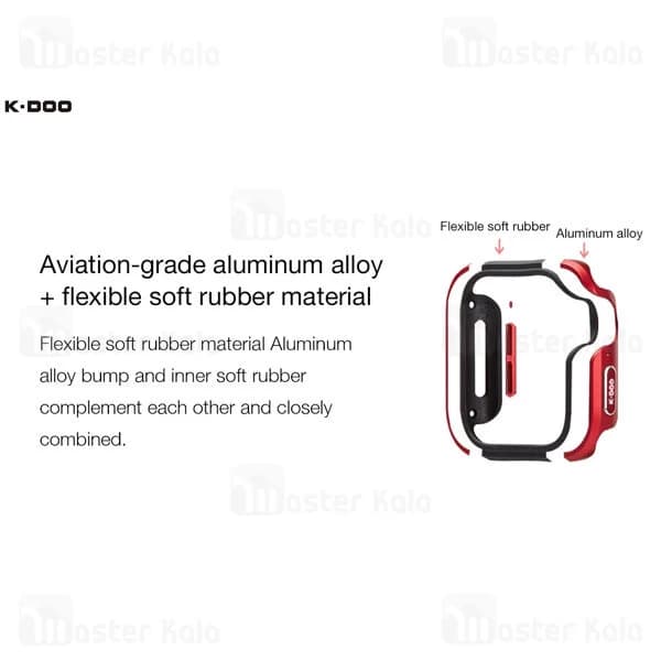 کاور و محافظ اپل واچ کی دو Apple Watch 44mm K-DOO Defender Protective Case — تصویر ۸