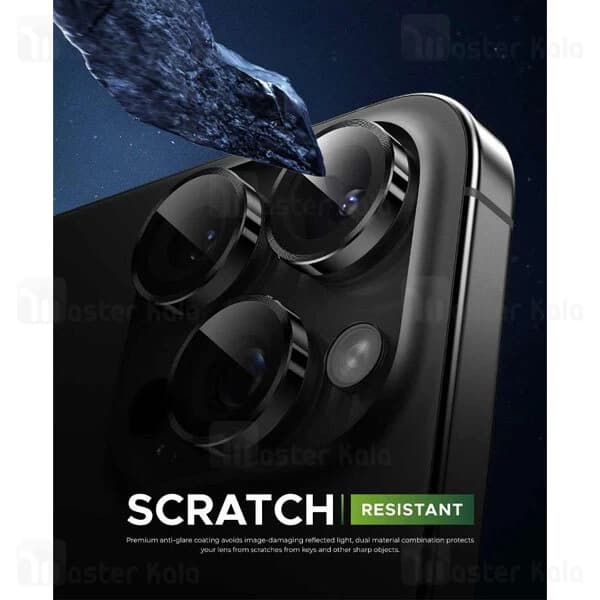 محافظ لنز فلزی دوربین گرین لاین Apple iPhone 15 Pro / 15 Pro Max Green Lion Classic Camera Lens — تصویر ۵