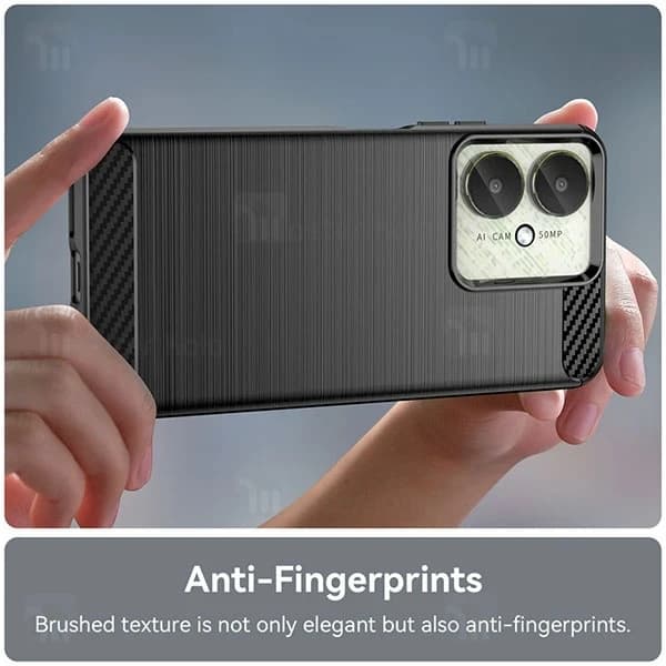 قاب فیبر کربنی شیائومی Xiaomi Redmi 13C / 13C 5G Rugged Armor Fiber Carbon — تصویر ۵