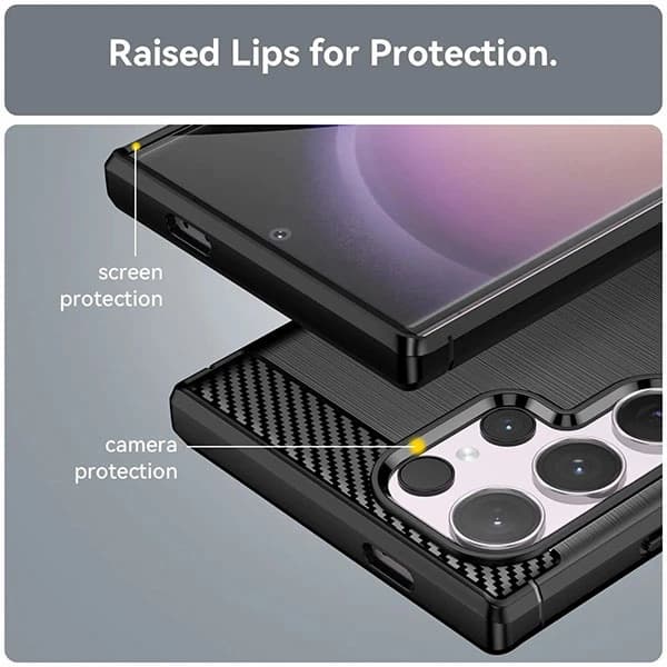 قاب فیبر کربنی سامسونگ Samsung Galaxy S24 Ultra Rugged Armor Fiber Carbon — تصویر ۵