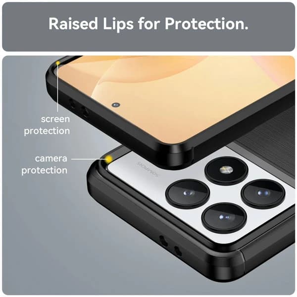 قاب فیبر کربنی شیائومی Xiaomi Redmi K70 Rugged Armor Fiber Carbon — تصویر ۷