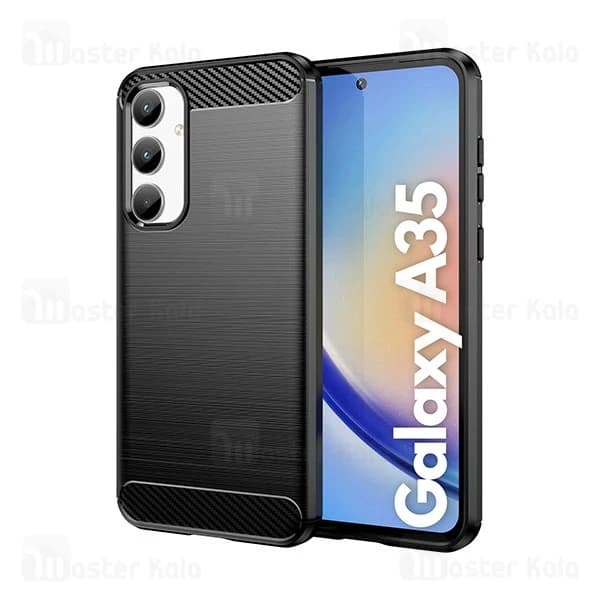 قاب فیبر کربنی سامسونگ Samsung Galaxy A35 Rugged Armor Fiber Carbon