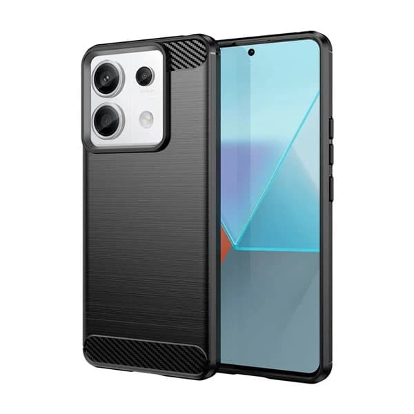 قاب فیبر کربنی شیائومی Xiaomi Redmi Note 13 Pro 5G / Poco X6 5G Rugged Armor Fiber Carbon — تصویر ۴