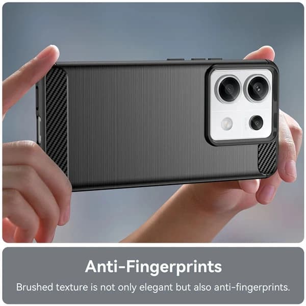 قاب فیبر کربنی شیائومی Xiaomi Redmi Note 13 Pro 5G / Poco X6 5G Rugged Armor Fiber Carbon — تصویر ۶