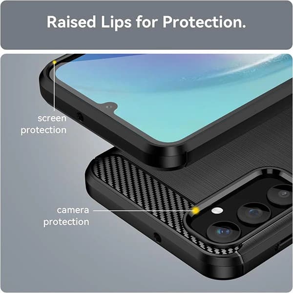 قاب فیبر کربنی سامسونگ Samsung Galaxy A55 Rugged Armor Fiber Carbon — تصویر ۷