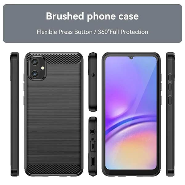 قاب فیبر کربنی سامسونگ Samsung Galaxy A05 Rugged Armor Fiber Carbon — تصویر ۸
