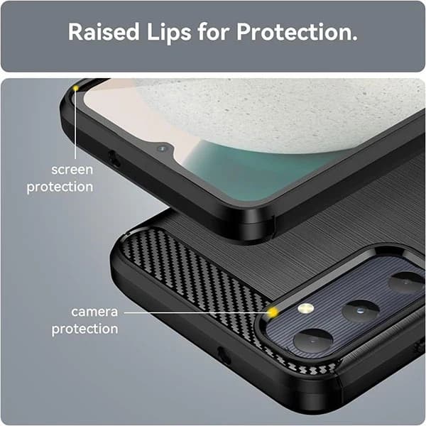 قاب فیبر کربنی سامسونگ Samsung Galaxy A05s Rugged Armor Fiber Carbon — تصویر ۶