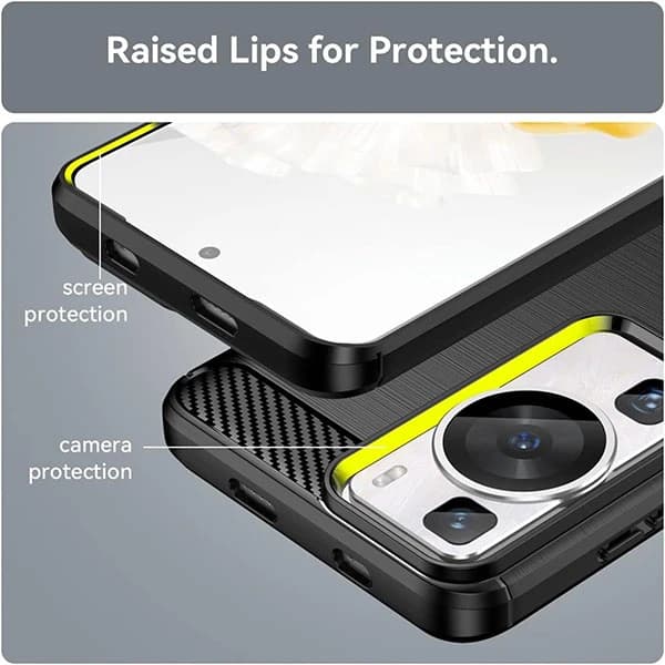 قاب فیبر کربنی هواوی Huawei P60 / P60 Pro Rugged Armor Fiber Carbon — تصویر ۷