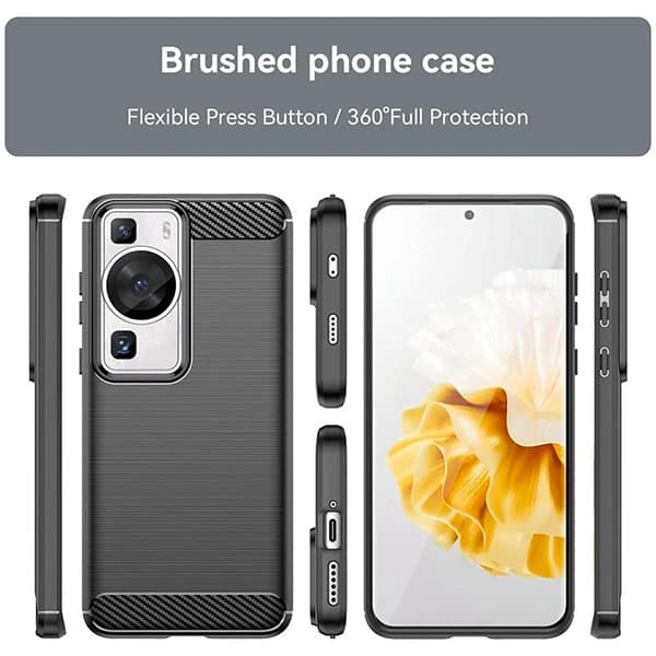 قاب فیبر کربنی هواوی Huawei P60 / P60 Pro Rugged Armor Fiber Carbon — تصویر ۴
