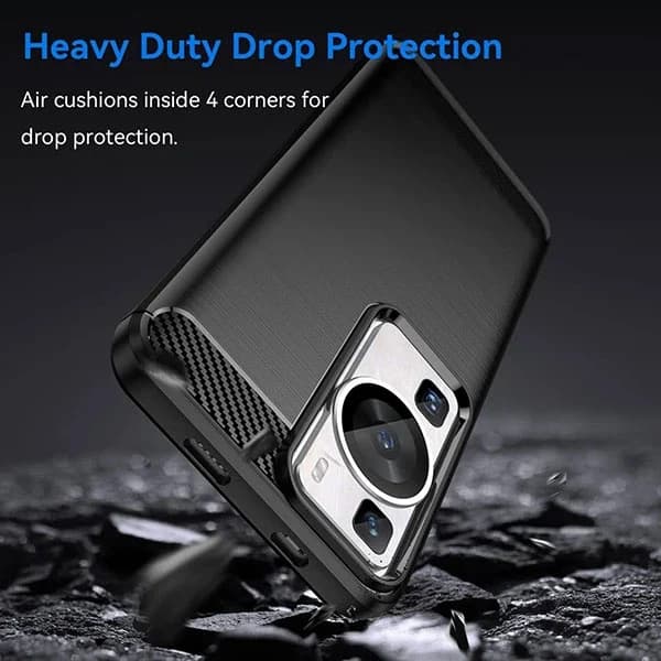 قاب فیبر کربنی هواوی Huawei P60 / P60 Pro Rugged Armor Fiber Carbon — تصویر ۵