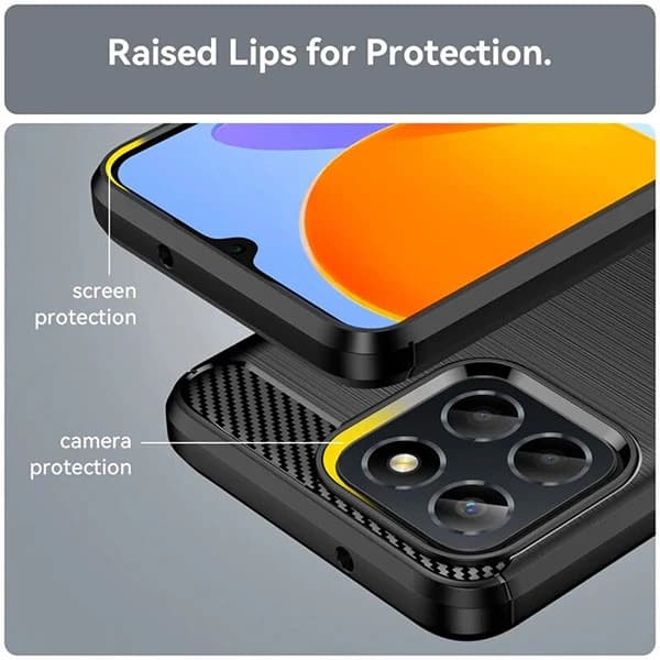قاب فیبر کربنی Honor X6a Rugged Armor Fiber Carbon — تصویر ۵