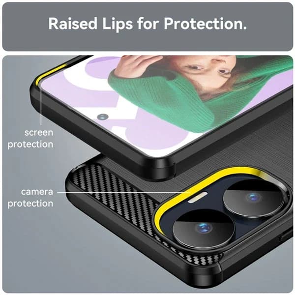 قاب فیبر کربنی ریلمی Realme C55 Rugged Armor Fiber Carbon — تصویر ۸