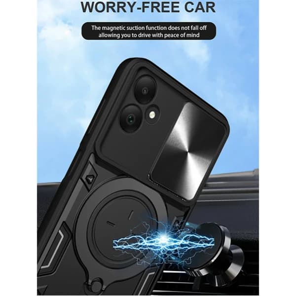 قاب ضد ضربه مگنتی Samsung Galaxy A05 Magnetic Support Case دارای محافظ دوربین — تصویر ۶