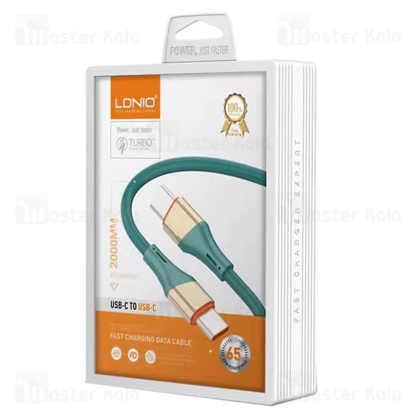 کابل Type-C به Type-C الدینیو Ldnio LC632C C15 طول 2 متر توان 65 وات — تصویر ۷