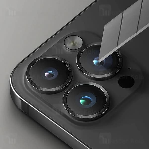 پک 3تایی محافظ لنز فلزی دوربین مانکی Apple iPhone 15 Pro / iPhone 15 Pro Max Monkey Lens Shield — تصویر ۷
