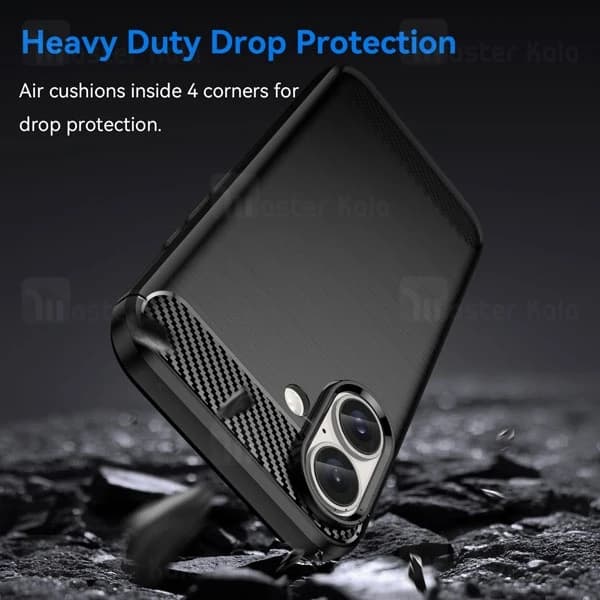 قاب فیبر کربنی آیفون Apple iPhone 16 Rugged Armor Fiber Carbon — تصویر ۶