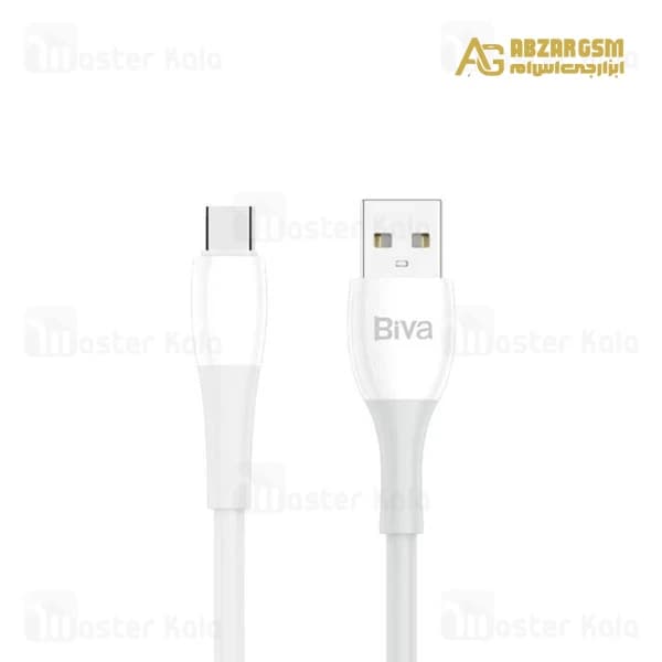 کابل Type-C به Type-C بیوا Biva C-32CC Silicone Cable طول 1.2 متر توان 15 وات — تصویر ۴